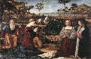 CARPACCIO, Vittore, Holy Family with Two Donors